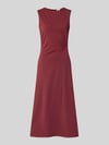 s.Oliver RED LABEL Tailliertes Freizeitkleid aus Baumwoll-Mix Bordeaux