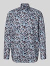 OLYMP Luxor Comfort Fit Businesshemd aus reiner Baumwolle Modell 'New Kent' Marine