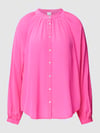 Tonno & Panna Seidenbluse in unifarbenem Design Modell 'Birteton' Pink