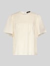Weekend Max Mara Loose Fit T-Shirt aus reinem Leinen Modell 'BACINO' Ecru