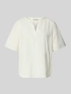 FREE/QUENT regular fit blouse met V-hals model 'Ane' Offwhite