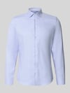 Seidensticker Slim Fit Businesshemd aus reiner Baumwolle Modell 'New Kent Patch' Bleu