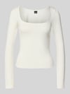 Gina Tricot Longsleeve met ronde hals Wit