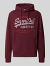 Superdry Hoodie mit Känguru-Tasche Bordeaux