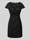 GUESS Minikleid mit Schnürung Modell 'ISABEAU' BLACK