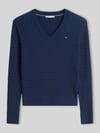 Tommy Hilfiger regular fit pullover van puur katoen Marineblauw
