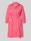 0039 Italy Overhemdjurk met strikceintuur model 'JULE' Rood