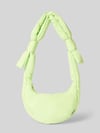 Lefrik Handtasche mit Knotendetails Modell 'BIWA' Neon Gruen