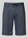 s.Oliver RED LABEL Regular Fit Chinoshorts aus Baumwoll-Mix Modell 'PHOENIX' Marine