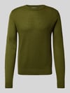 Manuel Ritz Strickpullover aus Woll-Mix Ocean