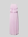 VILA Fließendes Maxikleid mit Volants Modell 'CHIFFON' Rosa