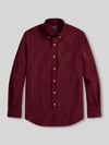 Polo Ralph Lauren Custom Fit Freizeithemd aus reiner Baumwolle Bordeaux