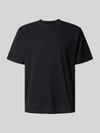 JACK & JONES T-shirt met opstaande kraag model 'AUSTIN' BLACK