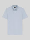 BOSS Orange Relaxed Fit Poloshirt aus reiner Baumwolle Modell 'PEOXFORDNEW' Hellblau