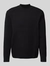 JACK & JONES Premium Strickpullover mit Polokragen Modell 'MAVERICK' Black