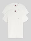 Tommy Jeans slim fit T-shirts van puur katoen in set van 2 Offwhite