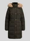 Lauren Ralph Lauren Regular Fit Daunenmantel mit Besatz aus Webpelz Gruen
