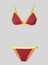 Banana Moon Bikini-Set mit Strukturmuster Modell 'TANEOFIABA SANTACOLOR' Flieder