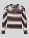 ONLY Boxy Fit Langarmshirt aus reiner Baumwolle Modell 'SOPH' Black