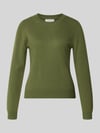 Christian Berg Woman Slim Fit Strickpullover aus reinem Kaschmir Dunkelgruen