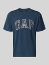GAP T-Shirt mit Logo und Rundhalsausschnitt Dunkelblau