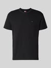 Tommy Jeans Regular fit T-shirt van puur katoen Zwart