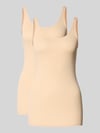 SCHIESSER Onderhemd met stretch in een set van 2 stuks Zand