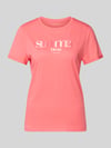 Tom Tailor Regular Fit T-Shirt aus reiner Baumwolle Koralle
