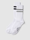 s.Oliver RED LABEL Socken mit Kontraststreifen im 2er-Pack Weiss