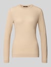 windsor. Longsleeve in melierter Optik Beige
