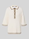 Style Icon Collection Strickshirt mit Polokragen und Knopfleiste curated by Anna Schürrle Ecru