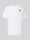 The North Face T-shirt met labelprint model 'Evolution' Wit