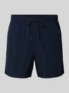 Tommy Hilfiger Spodenki kąpielowe o kroju regular fit z wyhaftowanym logo Ciemnoniebieski