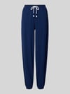 Mey Pyjama-Hose mit elastischen Beinabschlüssen Modell 'Solid Love' Dunkelblau