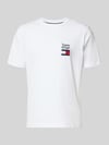 Tommy Hilfiger Regular Fit T-Shirt aus reiner Baumwolle Modell 'BRAND LOVE TEXT' Weiss