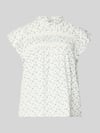 ONLY Regular Fit Blusentop aus reiner Baumwolle Modell 'KATTI' Weiss