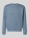 JACK & JONES Sweatshirt met geribde boorden Model 'BRADLEY' Jeansblauw