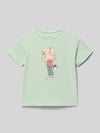 Blue Seven T-Shirt mit Rundhalsausschnitt und Motiv-Print Mint