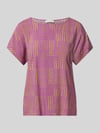 Christian Berg Woman Regular fit blouseshirt met kapmouwen Paars