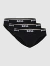 BOSS Slip mit Label-Details im 3er-Pack Modell 'Power' Black