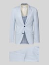 ROY ROBSON Slim Fit Anzug mit steigendem Revers Hellblau