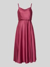 Jake*s Cocktail Cocktailkleid mit Wasserfall-Ausschnitt Fuchsia