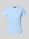 Polo Ralph Lauren Regular Fit T-Shirt aus reiner Baumwolle Hellblau