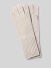 Seeberger Handschuhe aus reinem Kaschmir Stein