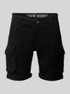 Alpha Industries Shorts mit Cargotaschen Modell 'CREW SHORT' Black