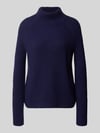 DRYKORN Gebreide pullover met opstaande kraag model 'ARWEN' Marineblauw