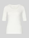 OPUS T-shirt met halflange mouwen, model 'Daily' Offwhite
