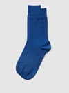 Christian Berg Men Socken mit Label-Print im 2er-Pack Blau