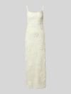Gina Tricot Maxikleid mit verstellbaren Spaghettiträgern Offwhite