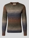 Blend Strickpullover mit Rundhalsausschnitt Modell 'DANNIE' Oliv